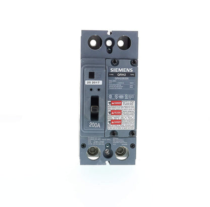 Siemens QRH22B200 Circuit Breaker | 240V 200A 2P 25kA@240V Bolt-On QR Series