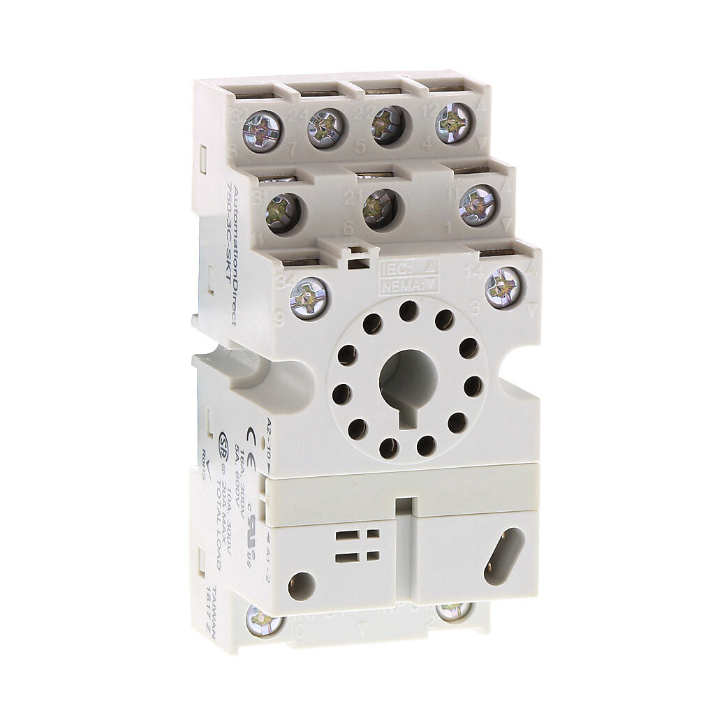 Automation Direct 750-3C-SKT Motor Control Part And Accessory Relay Socket