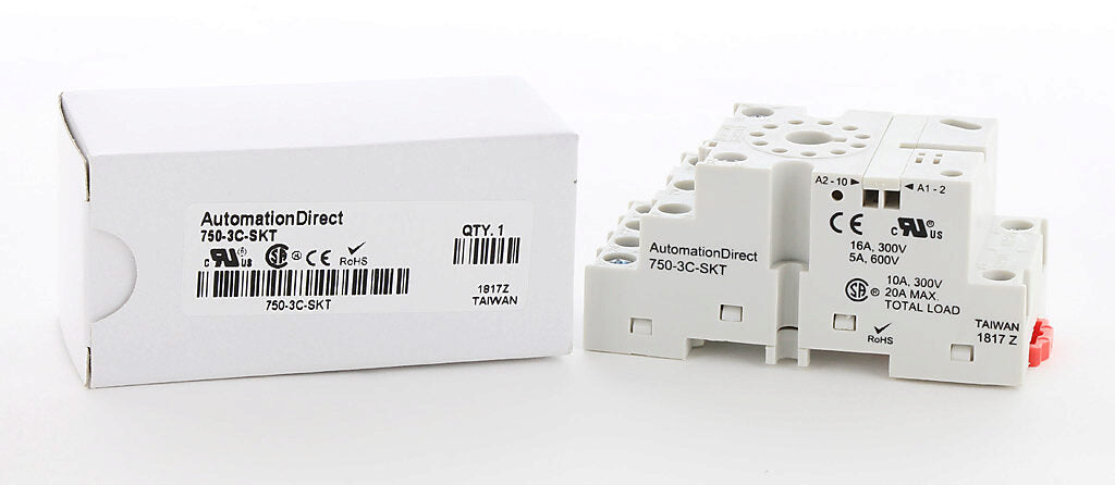 Automation Direct 750-3C-SKT Motor Control Part And Accessory Relay Socket
