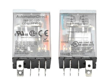 Automation Direct 782-2C-12D Motor Control Part And Accessory Relays