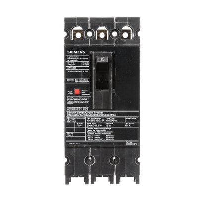 HHED63B015A - SIemens Bolt-On 15 Amp 3 Pole Circuit Breaker - Essential Electric Supply
