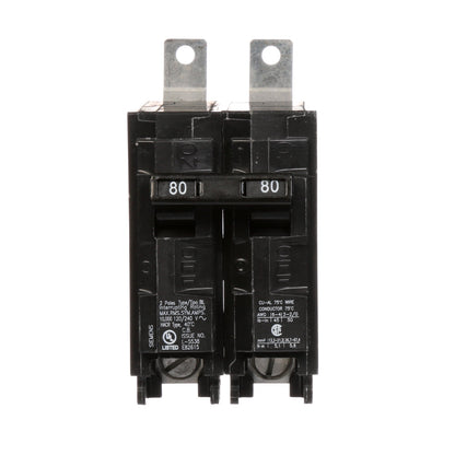 Siemens B280 Circuit Breaker | 120/240V 80A 2P 10kA@240V Bolt-on BL Series