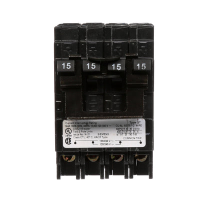 Q21515CT2 - SIemens Plug-In 15 Amp 2 Pole Circuit Breaker - Essential Electric Supply