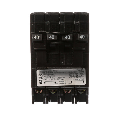 Q24040CT2 - SIemens Plug-In 40 Amp 2 Pole Circuit Breaker - Essential Electric Supply