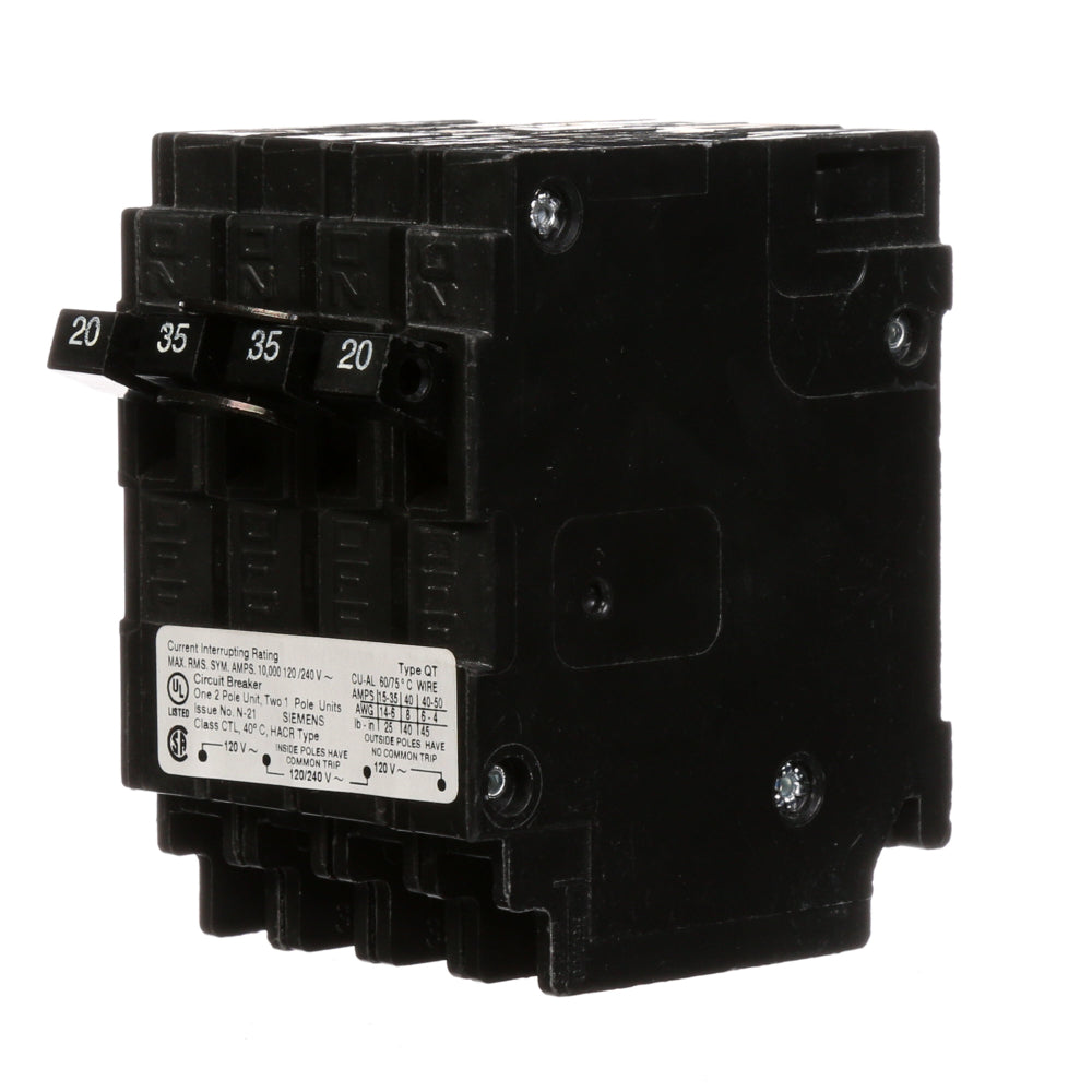 Q22035CT - SIemens Plug-In 35 Amp 2 Pole Circuit Breaker - Essential Electric Supply
