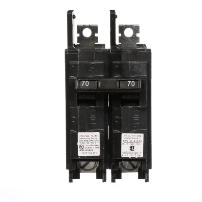 BQ2B070 - SIemens Bolt-On 70 Amp 2 Pole Circuit Breaker - Essential Electric Supply