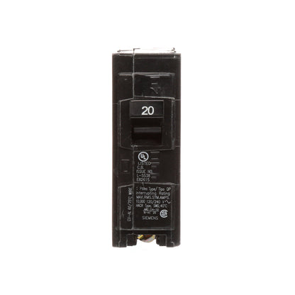 Q120 - SIemens Plug-In 20 Amp 1 Pole Circuit Breaker - Essential Electric Supply