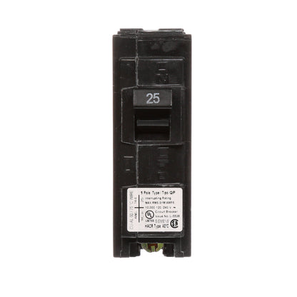 Siemens Q125 Circuit Breaker 120V 25A 1P 10kA@120V Plug-In Q Series