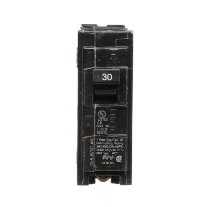 Q130 - SIemens Plug-In 30 Amp 1 Pole Circuit Breaker - Essential Electric Supply