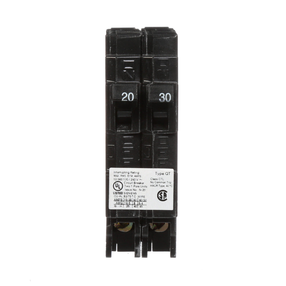 Q2030 - SIemens Plug-In 30 Amp 2 Pole Circuit Breaker - Essential Electric Supply