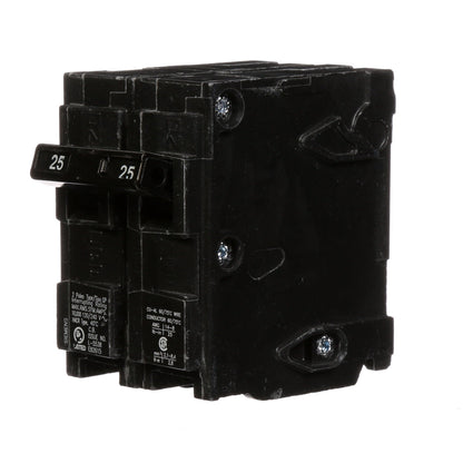 Siemens Q225 Circuit Breaker 120/240V 25A 2P 10kA@240V Plug-In Q Series
