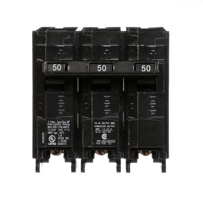 Q350 - SIemens Plug-In 50 Amp 3 Pole Circuit Breaker - Essential Electric Supply