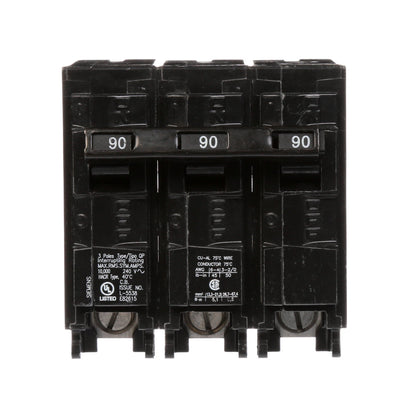 Q390 - SIemens Plug-In 90 Amp 3 Pole Circuit Breaker - Essential Electric Supply