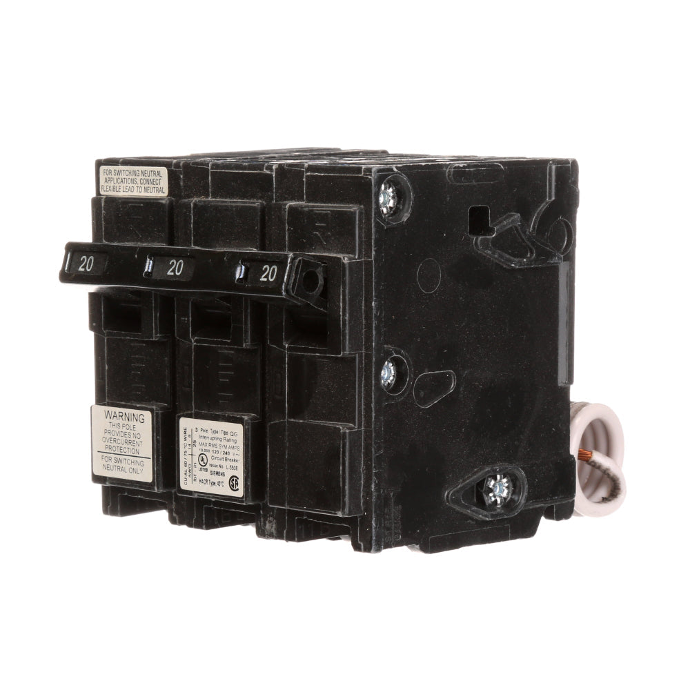 QG320 Siemens Molded Case Circuit Breaker Q Series 20A 240V - Essential Electric Supply