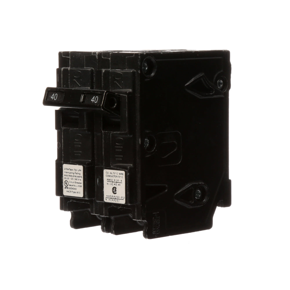 Q240H - SIemens Plug-In 40 Amp 2 Pole Circuit Breaker - Essential Electric Supply