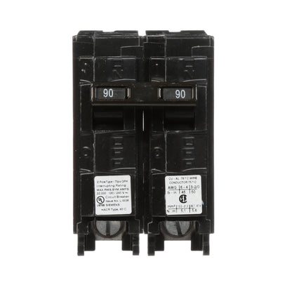 Q290H - SIemens Plug-In 90 Amp 2 Pole Circuit Breaker - Essential Electric Supply