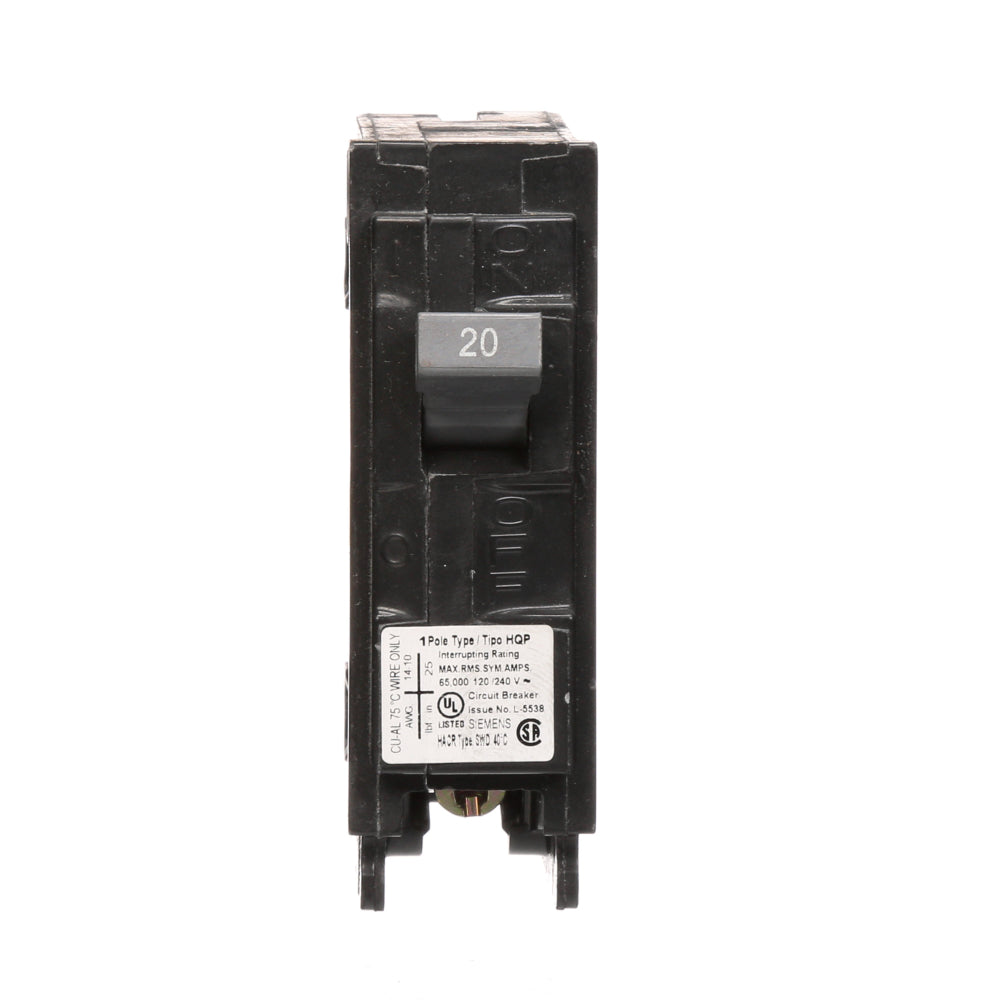 Q120HH - SIemens Plug-In 20 Amp 1 Pole Circuit Breaker - Essential Electric Supply