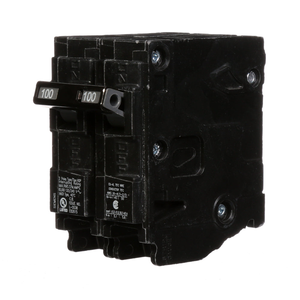 Q2100HH - SIemens Plug-In 100 Amp 2 Pole Circuit Breaker - Essential Electric Supply