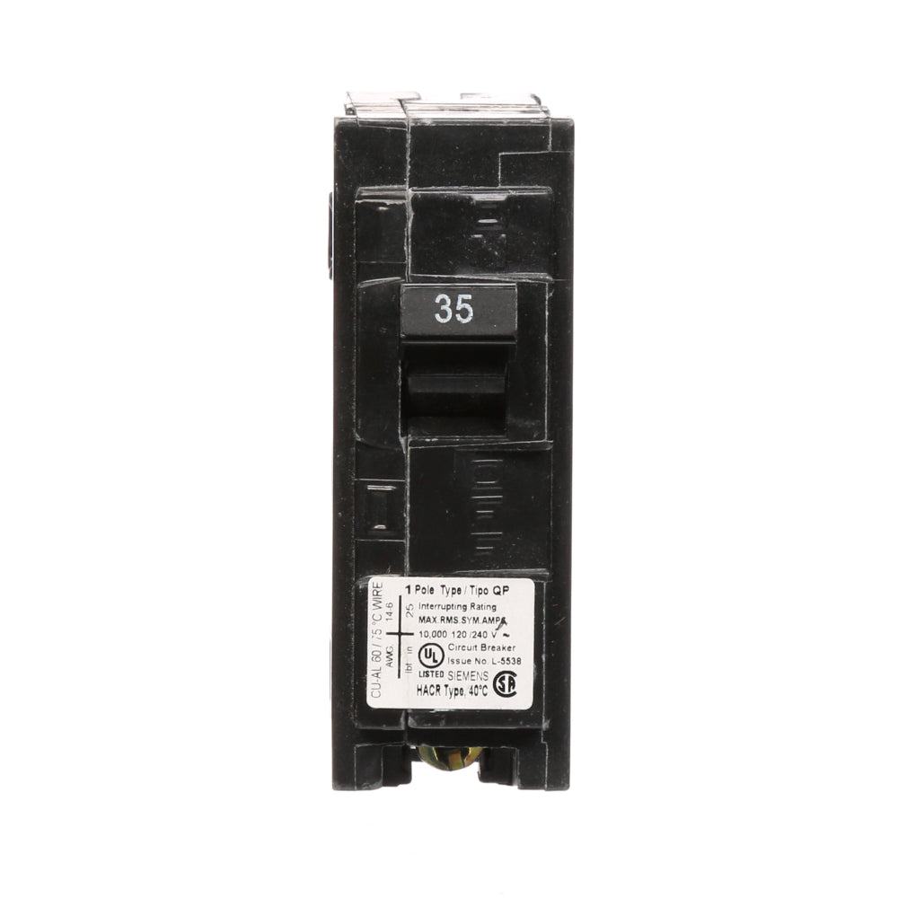 Q135 - SIemens Plug-In 35 Amp 1 Pole Circuit Breaker - Essential Electric Supply