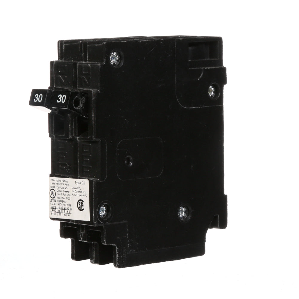 Q3030 - SIemens Plug-In 30 Amp 2 Pole Circuit Breaker - Essential Electric Supply