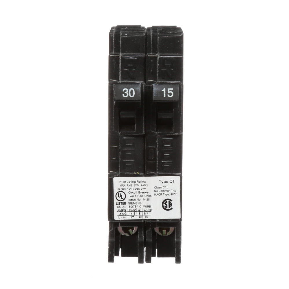 Q3015 - SIemens Plug-In 30 Amp 2 Pole Circuit Breaker - Essential Electric Supply