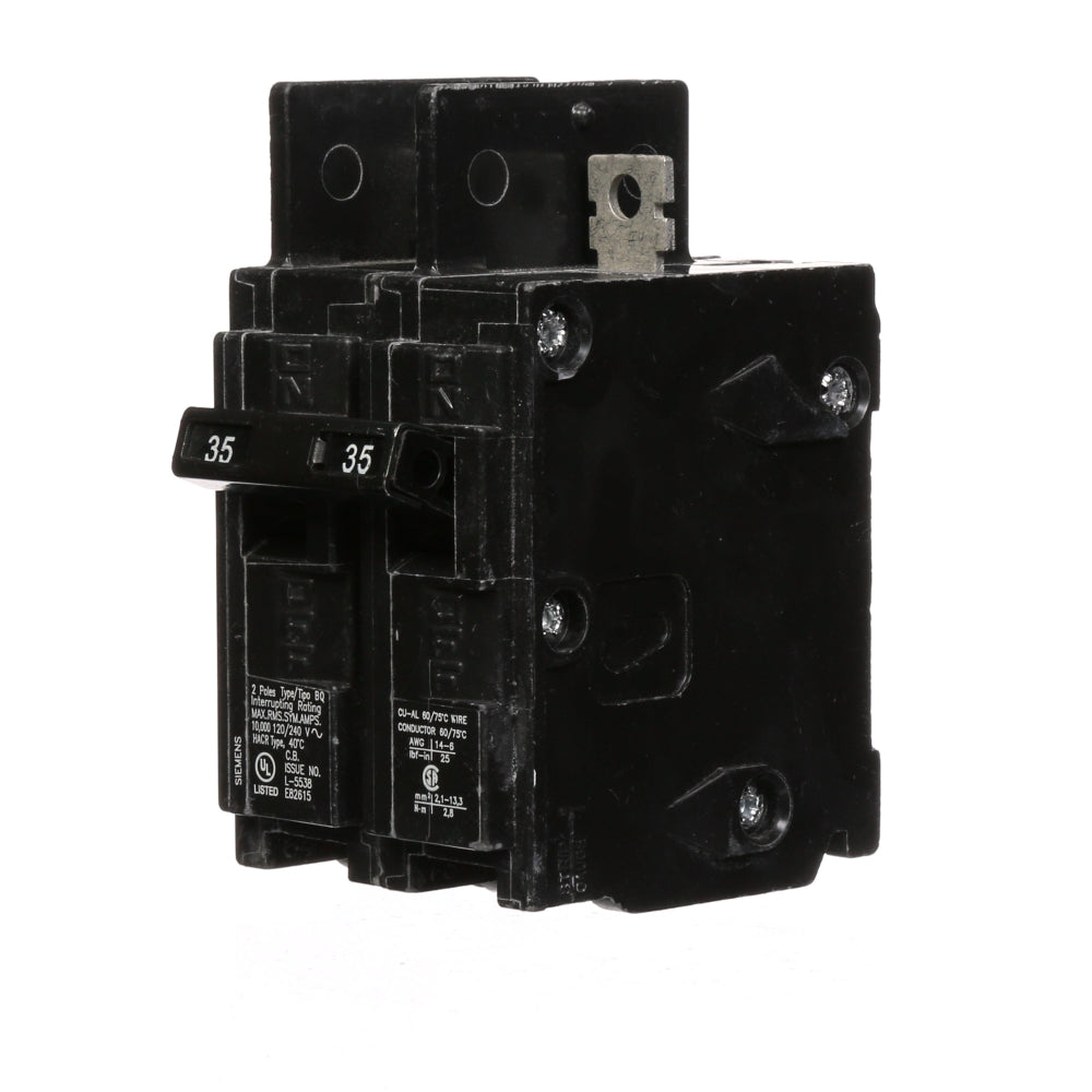 BQ2B035 - SIemens Bolt-On 35 Amp 2 Pole Circuit Breaker - Essential Electric Supply