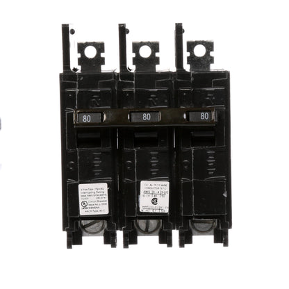 BQ3B080 - SIemens Bolt-On 80 Amp 3 Pole Circuit Breaker - Essential Electric Supply