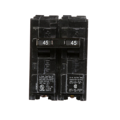 Q245 - SIemens Plug-In 45 Amp 2 Pole Circuit Breaker - Essential Electric Supply