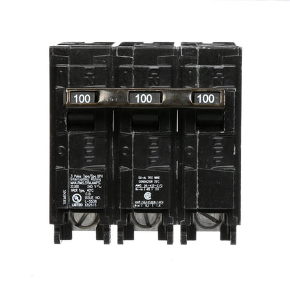 Q3100H - SIemens Plug-In 100 Amp 3 Pole Circuit Breaker - Essential Electric Supply