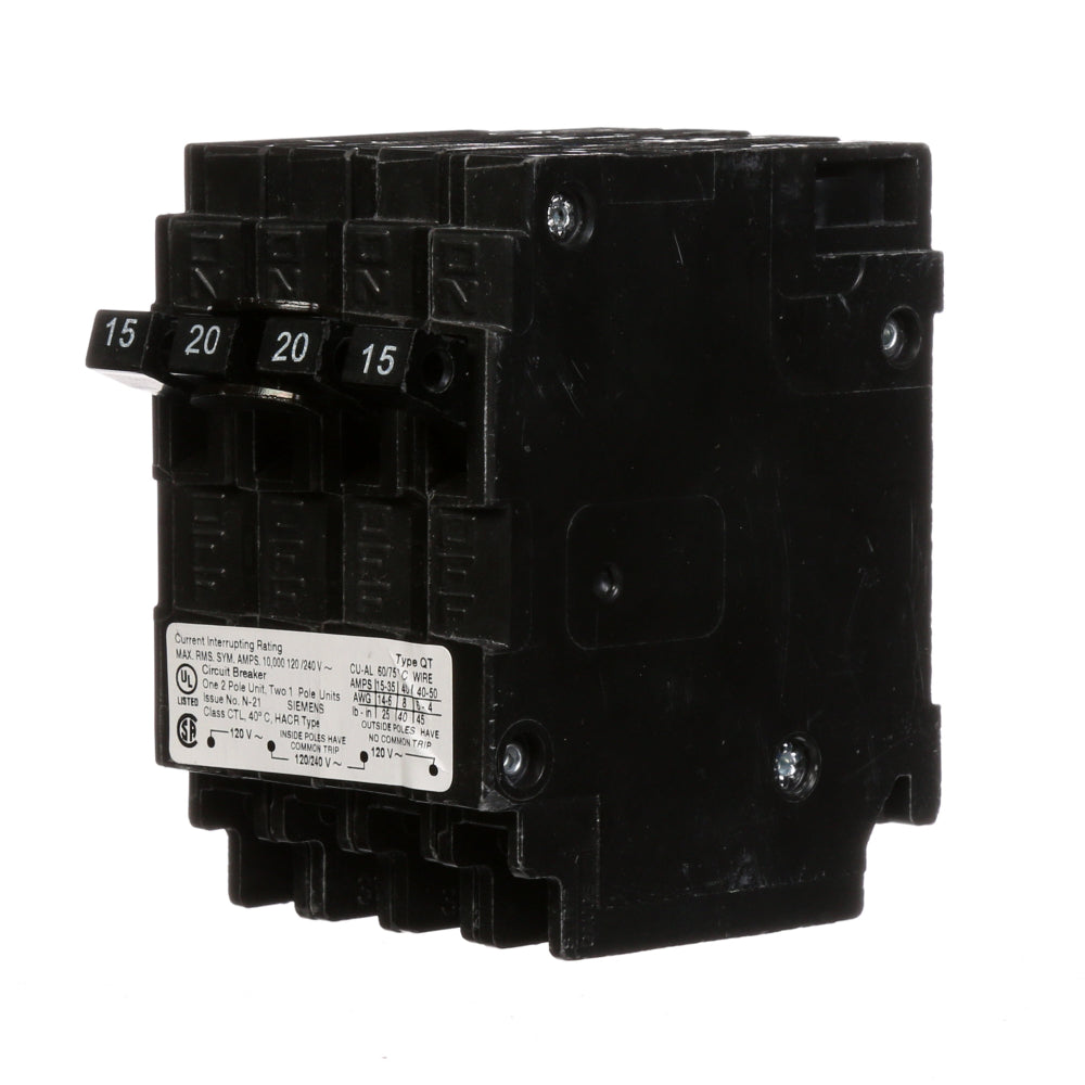 Q21520CT - SIemens Plug-In 20 Amp 2 Pole Circuit Breaker - Essential Electric Supply