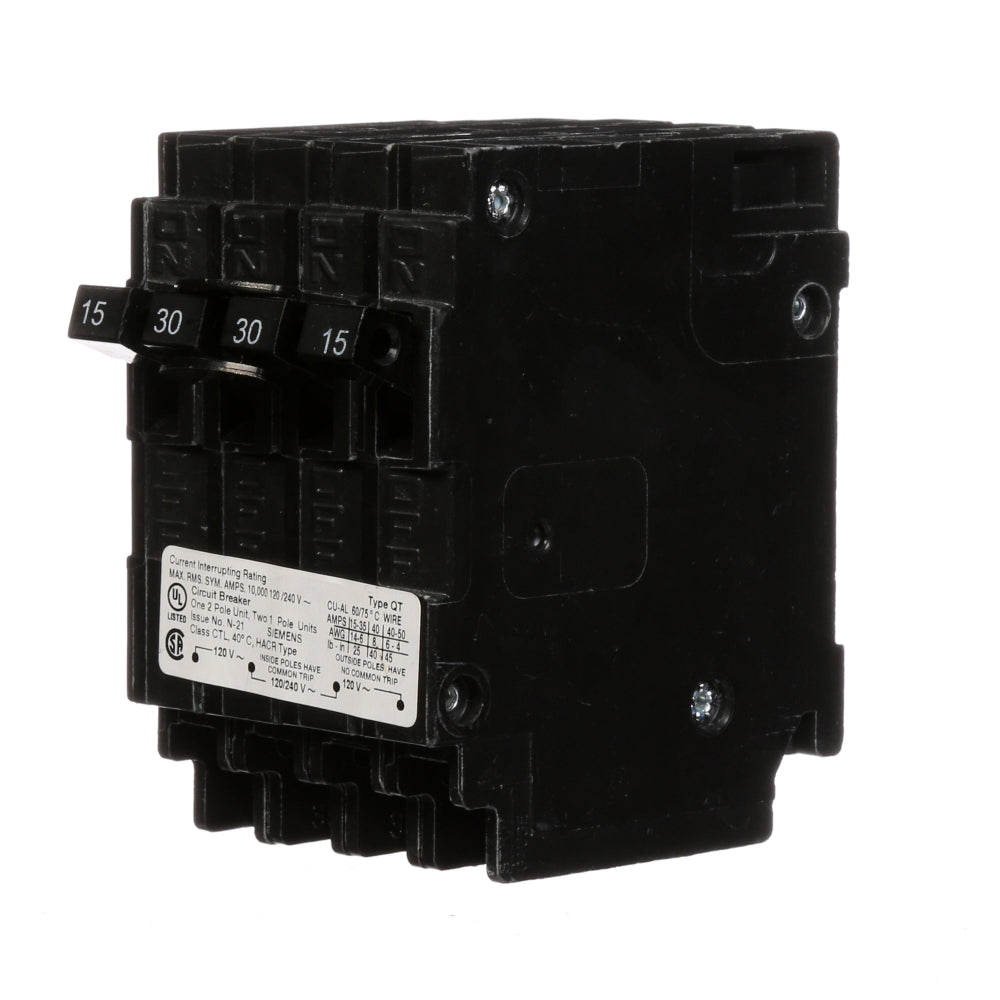 Q21530CT - SIemens Plug-In 30 Amp 2 Pole Circuit Breaker - Essential Electric Supply