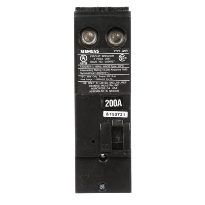 QN2200R - SIemens Plug-In 200 Amp 2 Pole Circuit Breaker - Essential Electric Supply