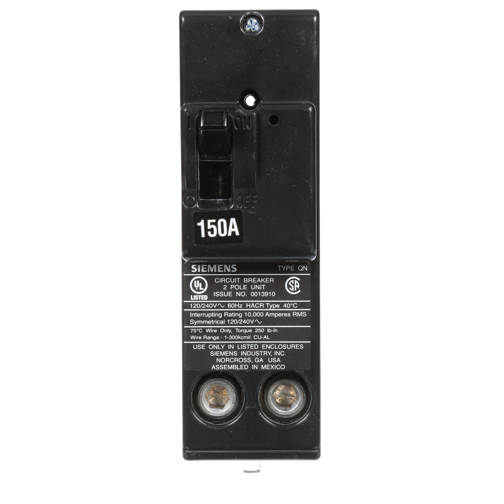 QN2150 - SIemens Plug-In 150 Amp 2 Pole Circuit Breaker - Essential Electric Supply