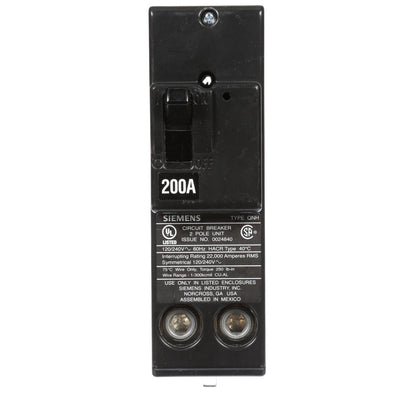 QN2200H - SIemens Plug-In 200 Amp 2 Pole Circuit Breaker - Essential Electric Supply