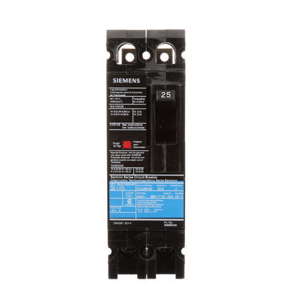 ED22B025 - SIemens Bolt-On 25 Amp 2 Pole Circuit Breaker - Essential Electric Supply