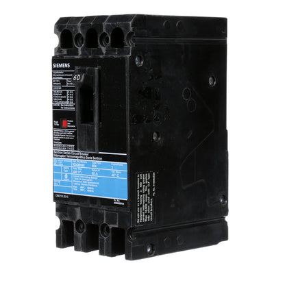 ED43B060 - SIemens Bolt-On 60 Amp 3 Pole Circuit Breaker - Essential Electric Supply