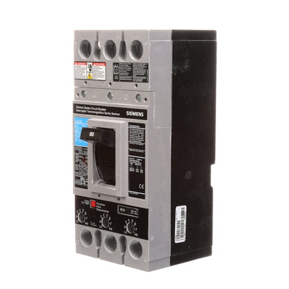 FXD63B080 - SIemens Bolt-On 80 Amp 3 Pole Circuit Breaker - Essential Electric Supply
