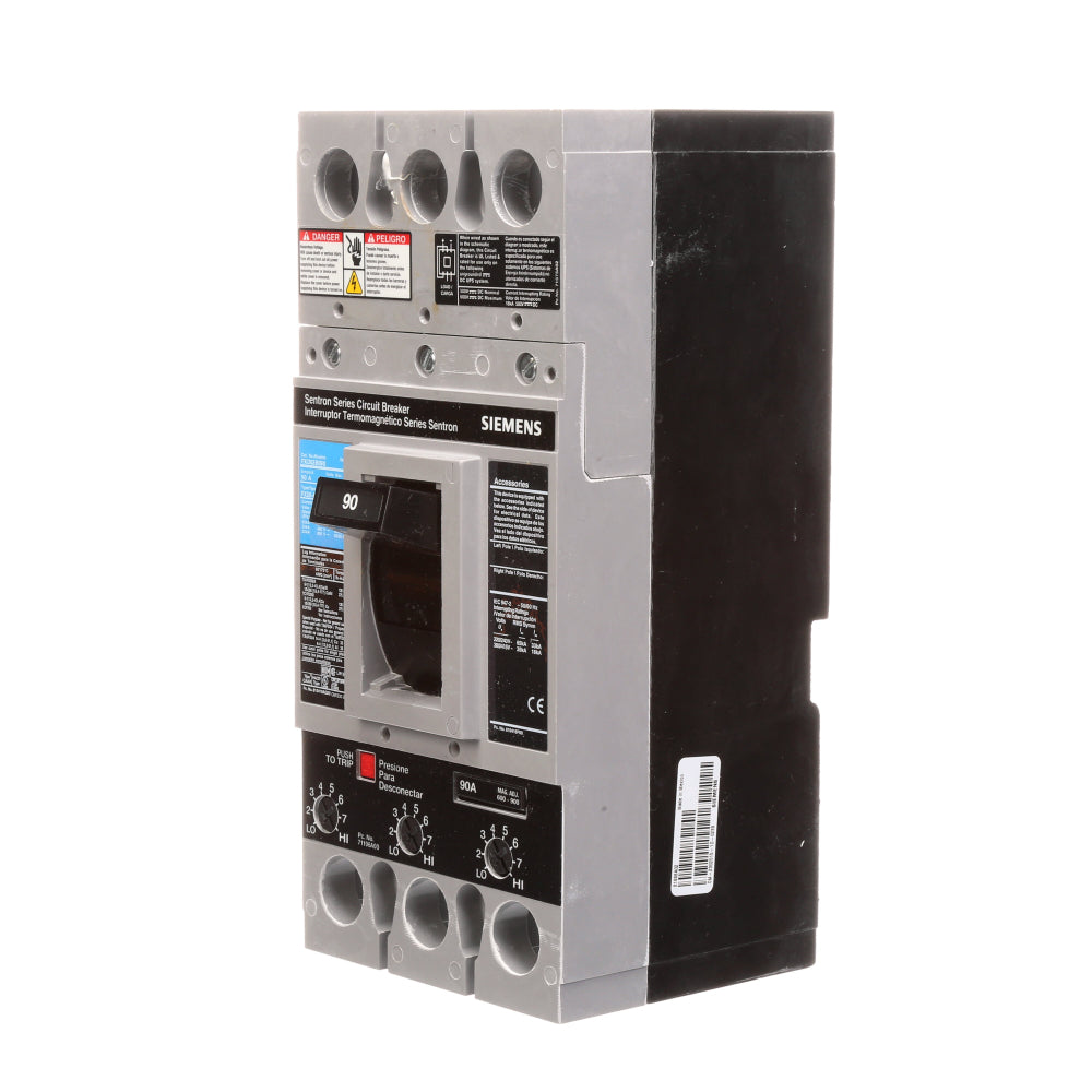 FXD63B090 - SIemens Bolt-On 90 Amp 3 Pole Circuit Breaker - Essential Electric Supply