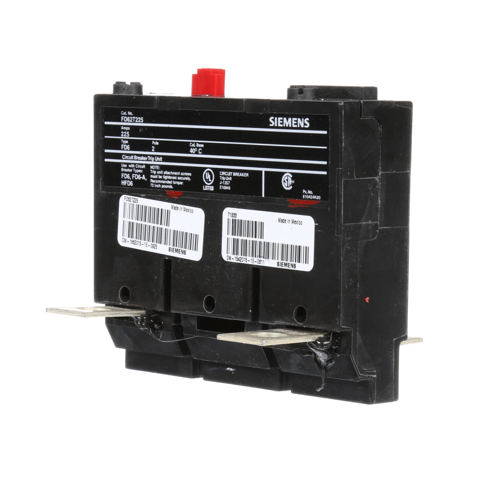 FD62T225 Siemens Circuit Breaker Trip Unit Sentron Series - Essential Electric Supply