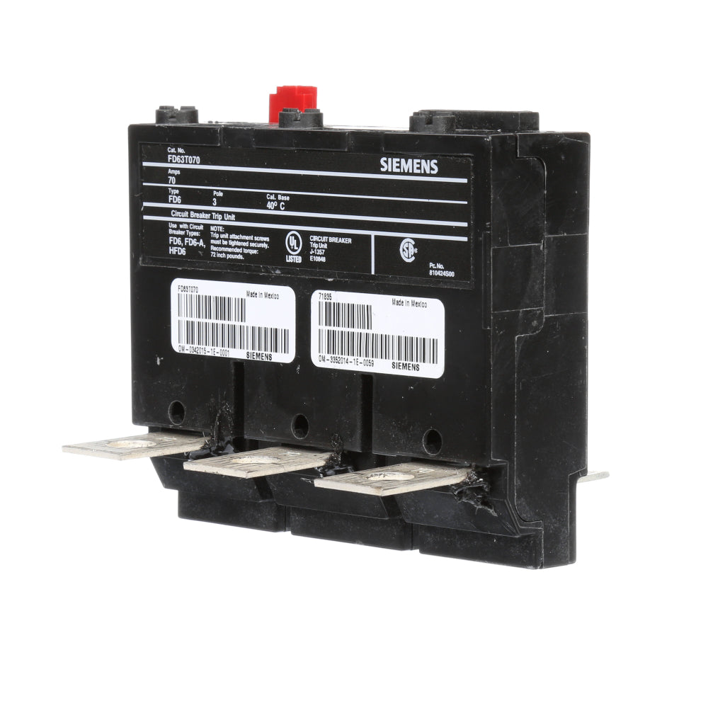 FD63T070 Siemens Circuit Breaker Trip Unit Sentron Series - Essential Electric Supply