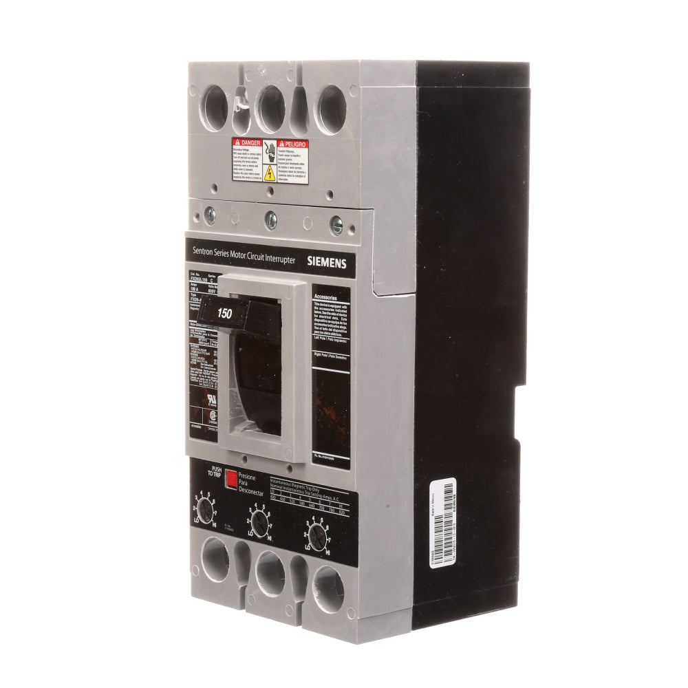FXD63L150 - SIemens Bolt-On 150 Amp 3 Pole Circuit Breaker - Essential Electric Supply