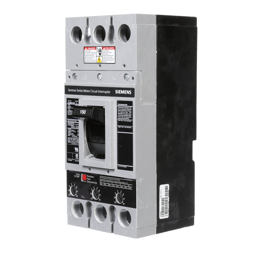 FXD63A150 - SIemens Bolt-On 150 Amp 3 Pole Circuit Breaker - Essential Electric Supply