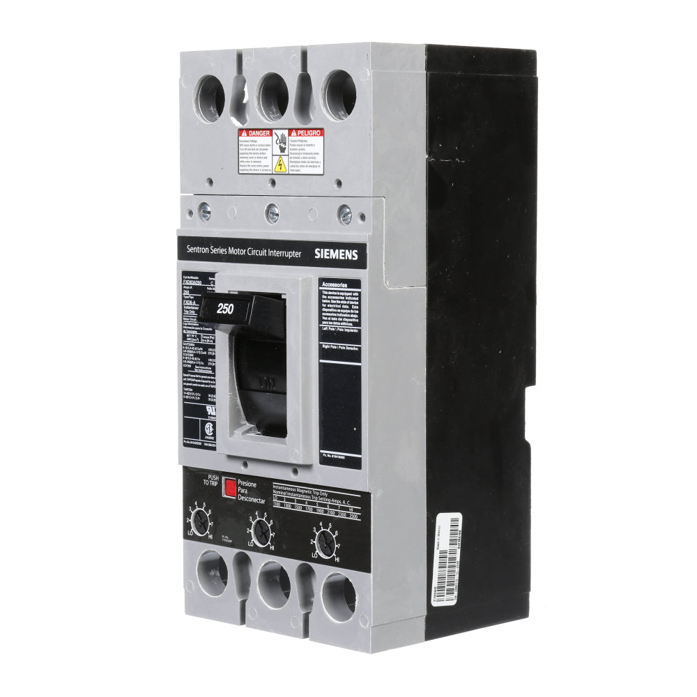FXD63A250 - SIemens Bolt-On 250 Amp 3 Pole Circuit Breaker - Essential Electric Supply