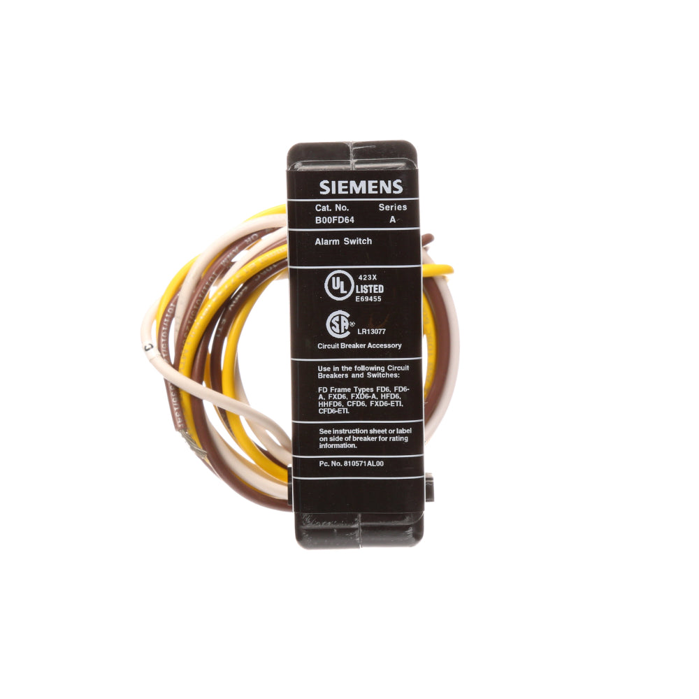 B00FD64 Siemens Circuit Breaker Bell Alarm - Essential Electric Supply
