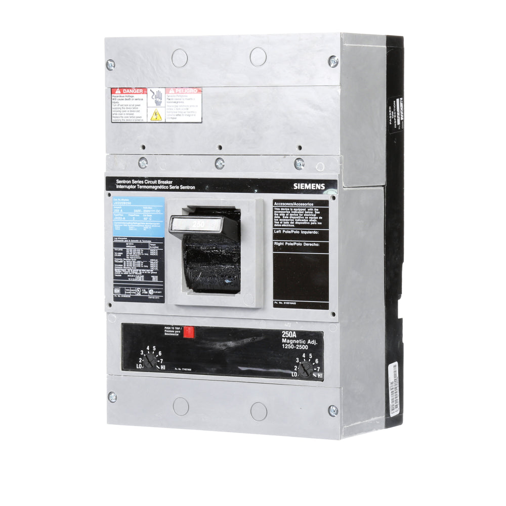 JXD22B200 - SIemens Bolt-On 200 Amp 2 Pole Circuit Breaker - Essential Electric Supply