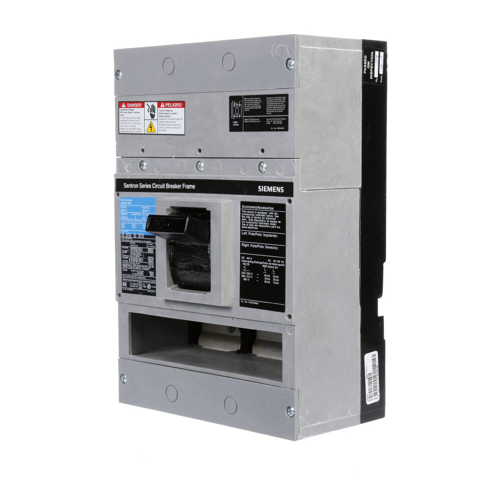 JD63F400 - SIemens Bolt-On 400 Amp 3 Pole Circuit Breaker - Essential Electric Supply