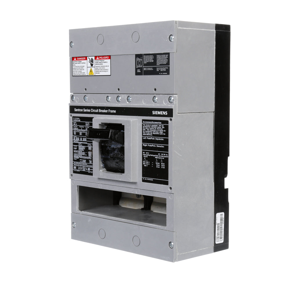 HJD63F400 - SIemens Bolt-On 400 Amp 3 Pole Circuit Breaker - Essential Electric Supply