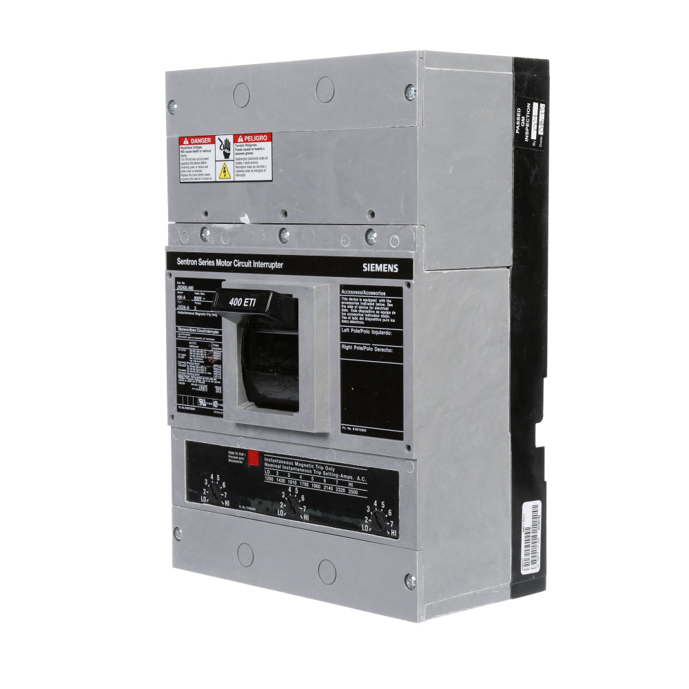 JXD63L400 - SIemens Bolt-On 400 Amp 3 Pole Circuit Breaker - Essential Electric Supply