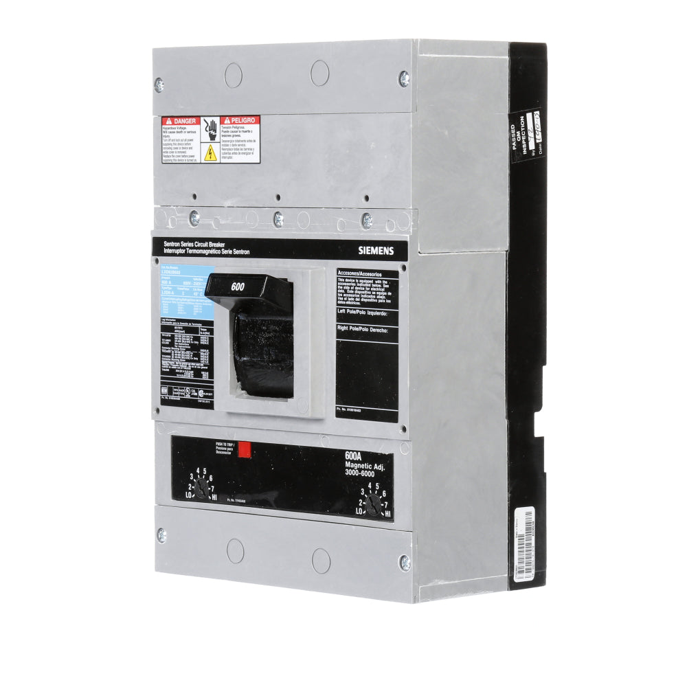 LXD62B600 - SIemens Bolt-On 600 Amp 2 Pole Circuit Breaker - Essential Electric Supply