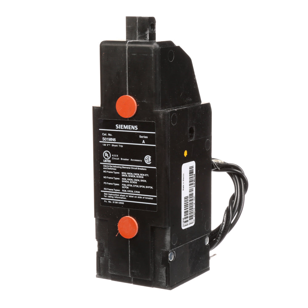 S01MN6  Siemens  Circuit Breaker Shunt Trips  110/120VAC - Essential Electric Supply
